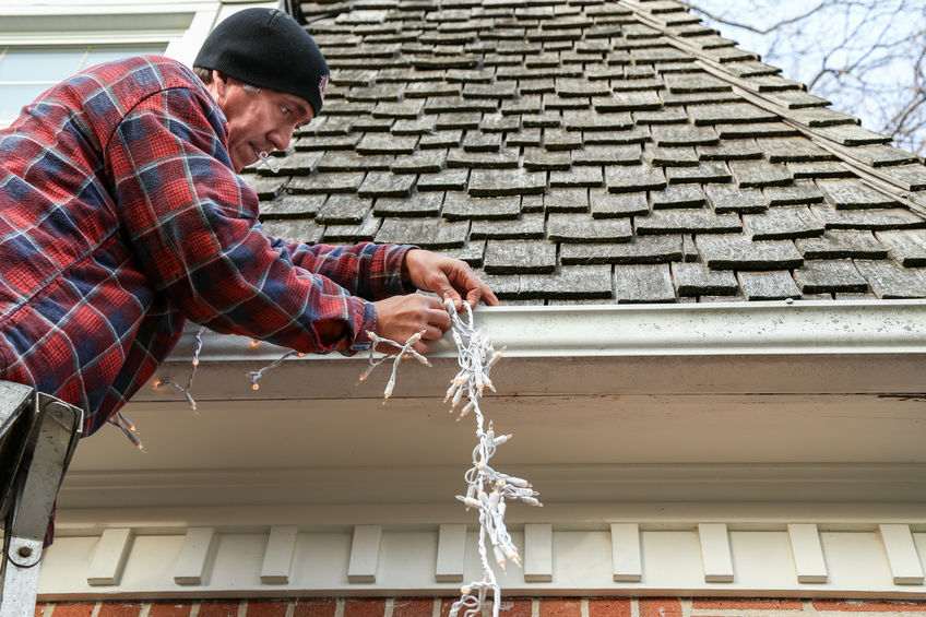 Try these tips from Tennessee Roofing and Construction to avoid roof damage while you hang your holiday light display. 