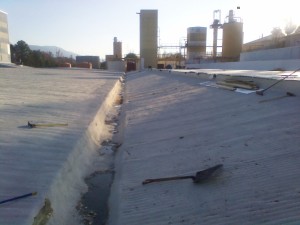 Tennessee Roofing and Construction - Industrial Roofs - Huber Corporation Warehouse 3, Etowah, Tennessee 